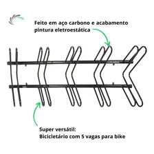 Bicicletário De Parede 5 Vagas Paraciclo Altmayer Al-22 Foto mini 2