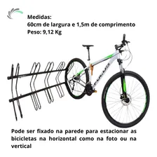 Bicicletário De Parede 5 Vagas Paraciclo Altmayer Al-22 Foto mini 3