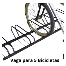 Bicicletário P/ Até 5 Bicicletas Suporte De Chão Bike Foto mini  2