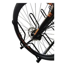 Bicicletario Paraciclo Luxo Sinuoso 5 Vagas Bike Altmayer Cor Preto Foto mini 3
