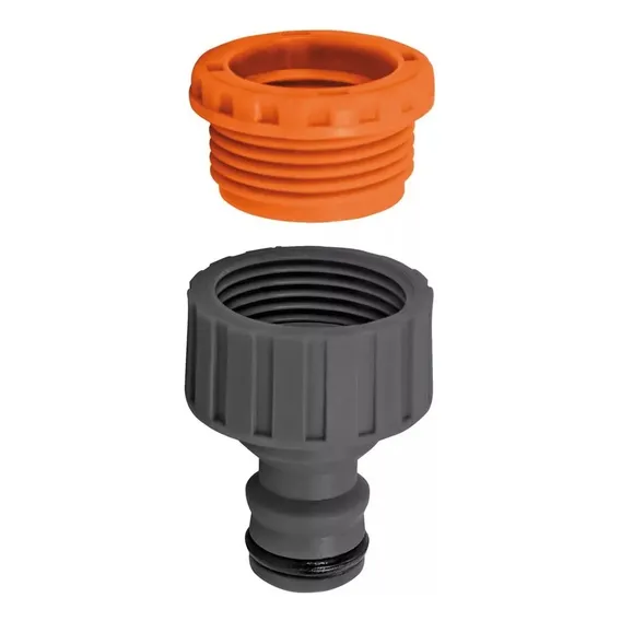 Bico Adaptador Torneira Mangueira Engate Rápido + Redução Cor Cinza Foto 1