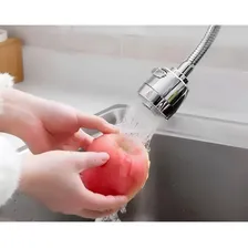 Bico Arejador Para Torneira Duplo Jato Abs Cromado Gourmet Foto mini  3