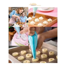 Bico Confeitar 23 Pçs+ Saco Confeitar Confeiteiro Manga Bolo Foto mini  3