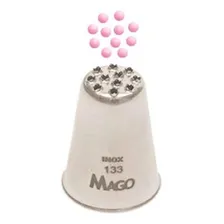 Bico Confeitar Aço Inox 133 Chuveirinho Mago Foto mini 2