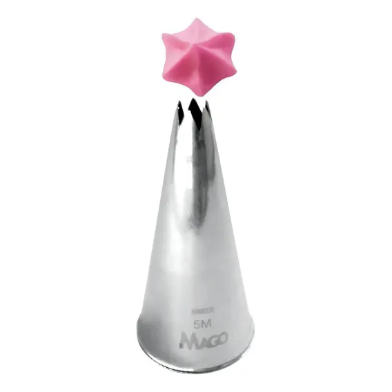 Bico Confeitar Aço Inox 5m Pitanga Aberta Mago Foto 1