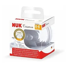 Bico De Silicone Essence Fluxo Médio 6 Furos 0-6m Nuk Foto mini 1