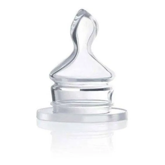 Bico De Silicone Ortoflex Tam 2 Fluxo Rápido 2 Und Multikids Cor TRANSPARENTE Foto 1