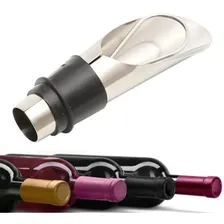 Bico Dosador Com Tampa Rolha Para Vinhos Em Inox Multiuso Foto mini 3