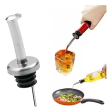 Bico Dosador Inox Garrafa Azeite Vinagre Petiscaria Vinho Foto mini 2