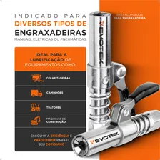 Bico Graxeiro Aplicador Graxa Bomba Engraxadeira Pneumática Foto mini 4