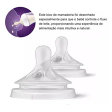 Bico Mamadeira PĂ©tala 3.0 Fluxo NÂș3 - 1m+ - Philips Avent Foto mini 3