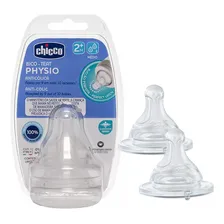 Bico Mamadeira Physio Perfect 5 Fluxo Médio 2m+ 2un - Chicco Foto mini 1