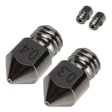 Bico Nozzle Mk8 1.75mm Aço Endurecido Impressora 3d - 0.4mm Foto mini  3