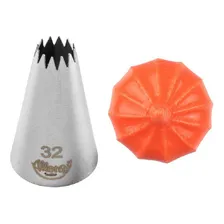 Bico Para Confeitar Pitanga Aberta Aço Inox Allonsy Foto  mini 1