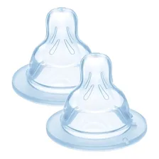 Bico para mamadeira fluxo extra rápido silicone Mam Blister 2 unidades Foto  mini 1