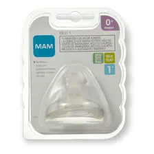 Bico Silicone Para Repor Mamadeira Mam Embalagem Dupla Foto mini 3