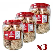 Bicoito Cookie Misto Amendoim/gergelim Pote 420g X 3 Foto mini 1