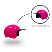 Biemme Sprint Turbo Mini Moto Elétrica Triciclo Menina C/ Capacete 12v Cor Rosa Foto mini  3