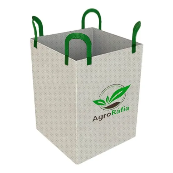 Big Bag De Rafia - 1m3 - 90x90x120cm Foto 1