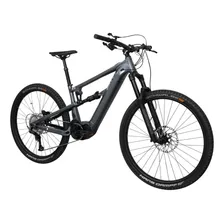 Bike Caloi E-vibe Elite Fs Elétrica Motor Shimano Ep6 12v Cor Cinza 17 M Foto mini 1