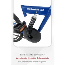 Bike Caroninha Full Com Amortecedor Reboque Bike Al-335 Cor Cinza Foto mini 4