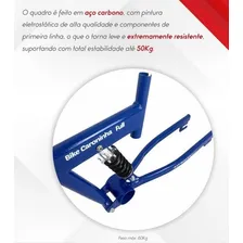Bike Caroninha Full Com Amortecedor Reboque Bike Al-335 Cor Cinza Foto mini 3