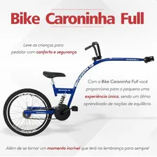 Bike Caroninha Full Com Amortecedor Reboque Bike Al-335 Cor Cinza Foto mini 2