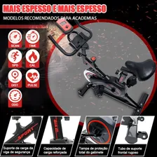 Bike Ergometrica Spinning Bicicleta Ergometrica Profissional Com Base Foto mini 3