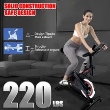 Bike Ergometrica Spinning Bicicleta Ergometrica Profissional Com Base Foto mini 2
