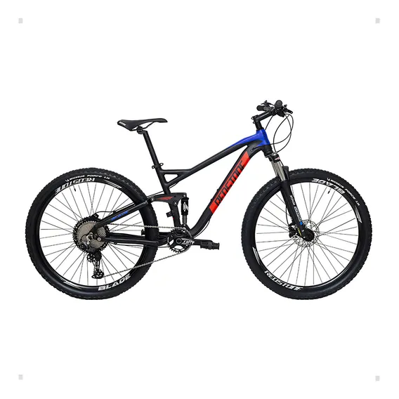 Bike Full Suspension Aro 29 12v Redstone Blade Shimano Deore Cor Preto/vermelho Foto 1