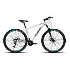 Bike Mtb Aro 29 Ksw Xlt100 3x7 Transmissão Shimano Tourney Cor Branco/preto Foto mini 1