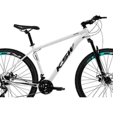 Bike Mtb Aro 29 Ksw Xlt100 3x7 Transmissão Shimano Tourney Cor Branco/preto Foto mini 2