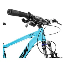 Bike Mtb Aro 29 Ksw Xlt100 Com Relação 1x12v Com Susp Remota Cor Azul/preto Foto mini  3