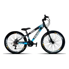 Bike Viking Freeride Tuff 25, Aro 26, 21 Velocidades, Azul Tamanho Do Quadro 13.5 Foto mini 1
