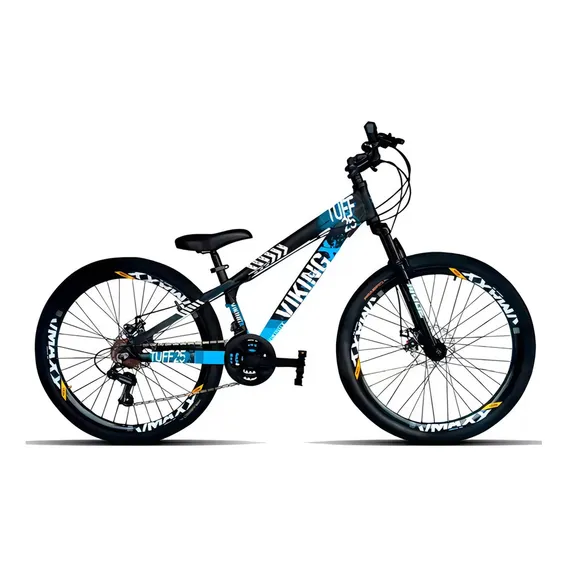 Bike Viking Freeride Tuff 25, Aro 26, 21 Velocidades, Azul Tamanho Do Quadro 13.5 Foto 1