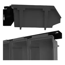 Bin Organizador Gaveteiro Caixa Número 3 Encaixável Cor Preto Foto mini 2