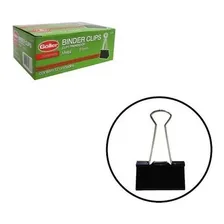Binder Clips Prendedor 51mm Caixa Com 12 Peças Goller Foto  mini 1