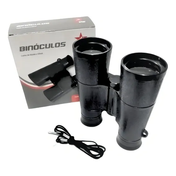 Binoculo Infantil Com Alça Zoom Brinquedo Redstar Ant Reflex Cor Preto Foto 1