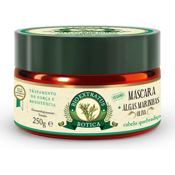Bio Extratus Botica Cabelos Quebradiços Máscara 250g Algas M Foto 1