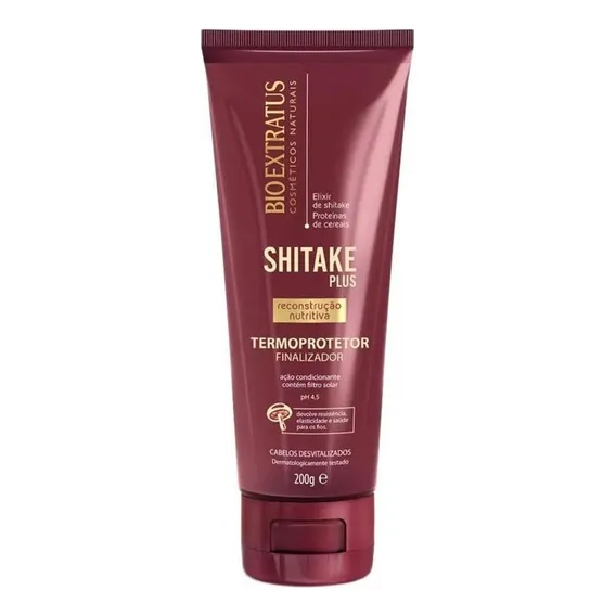 Bio Extratus Shitake Plus Finalizador Termoprotetor 200g Foto 1