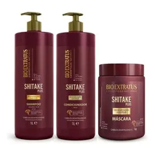 Bio Extratus Shitake Plus Shampoo + Cond. + Máscara 1kg Foto  mini 1