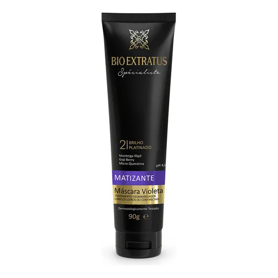 Bio Extratus Specialiste Máscara Matizante Violeta 90g Foto 1