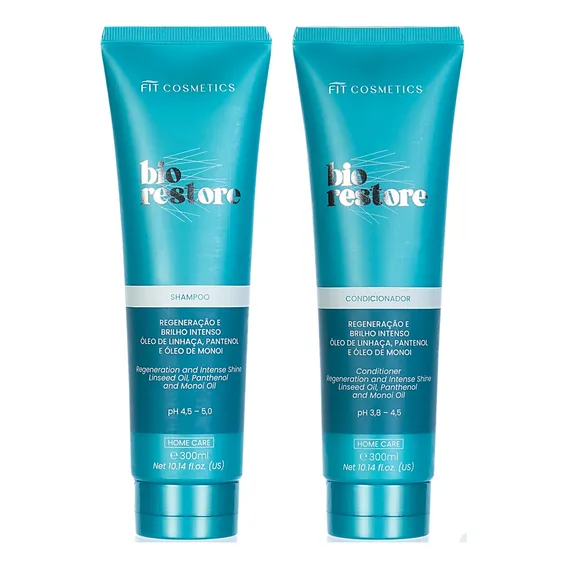 Bio Restore Reconstrução Imediata cabelos fracos e Quebradiços Fit Cosmetics Foto 1