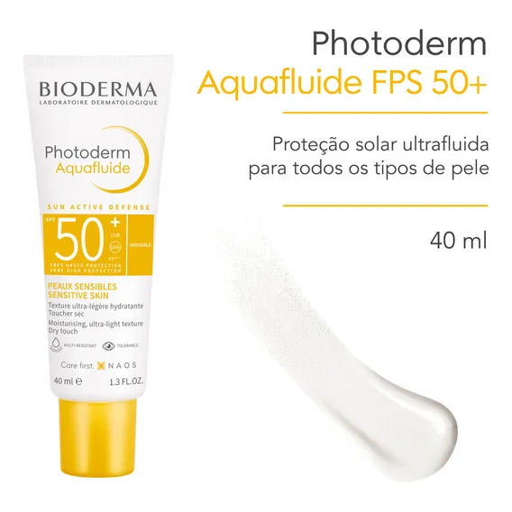 Bioderma Max Aquafluide Fps 50+ - Protetor Solar Facial Blz Foto 1