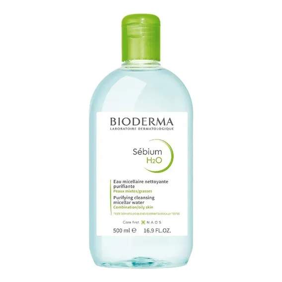 Bioderma Sébium H2o Água Micelar Demaquilante - 500ml Foto 1