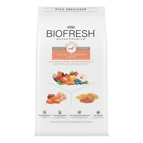 Biofresh Castrados Racas Pequenas E Mini 1kg Foto 1