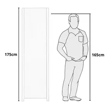 Biombo 3 Folhas Liso Reto - Cod 00192030 Cor Mdf Lisos Foto mini 3