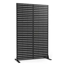 Biombo Reto Linhas De Metal Interno/externo 1,8x1,2mt Preto Foto mini 1