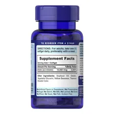 Biotina 10000mcg 100 softgel Puritan's Pride Foto mini 2