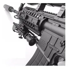 Bipé BiPod Tático Sniper Carabina Airsoft + Adaptador Trilho Foto mini 2